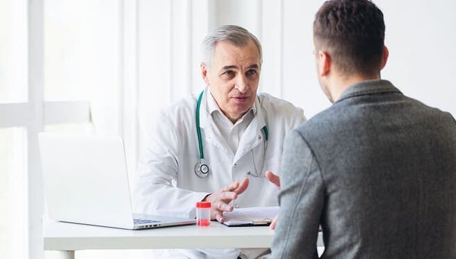 A man at the doctor
